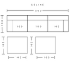 CELINÉ Signature Sofá 5 Módulos