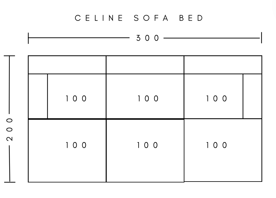 CELINÉ Signature Sofá Bed