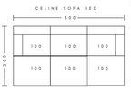 CELINÉ Signature Sofá Bed